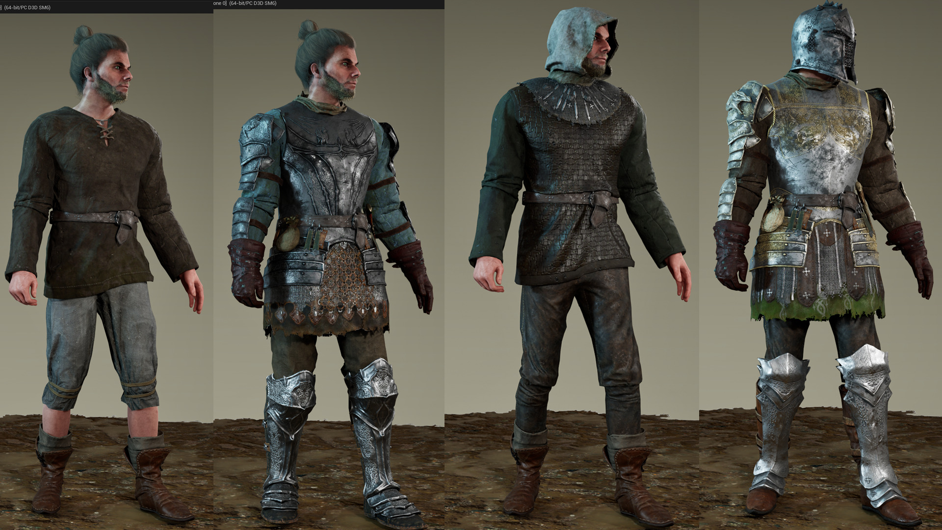 Dark Fantasy H KNIGHT Low-poly 3D model_2