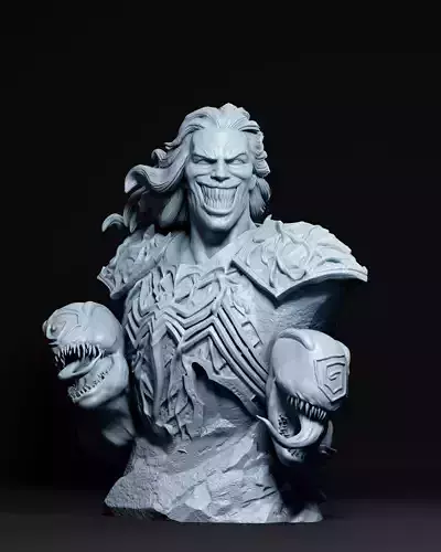 Knull Bust - Dios de los simbiontes - STL