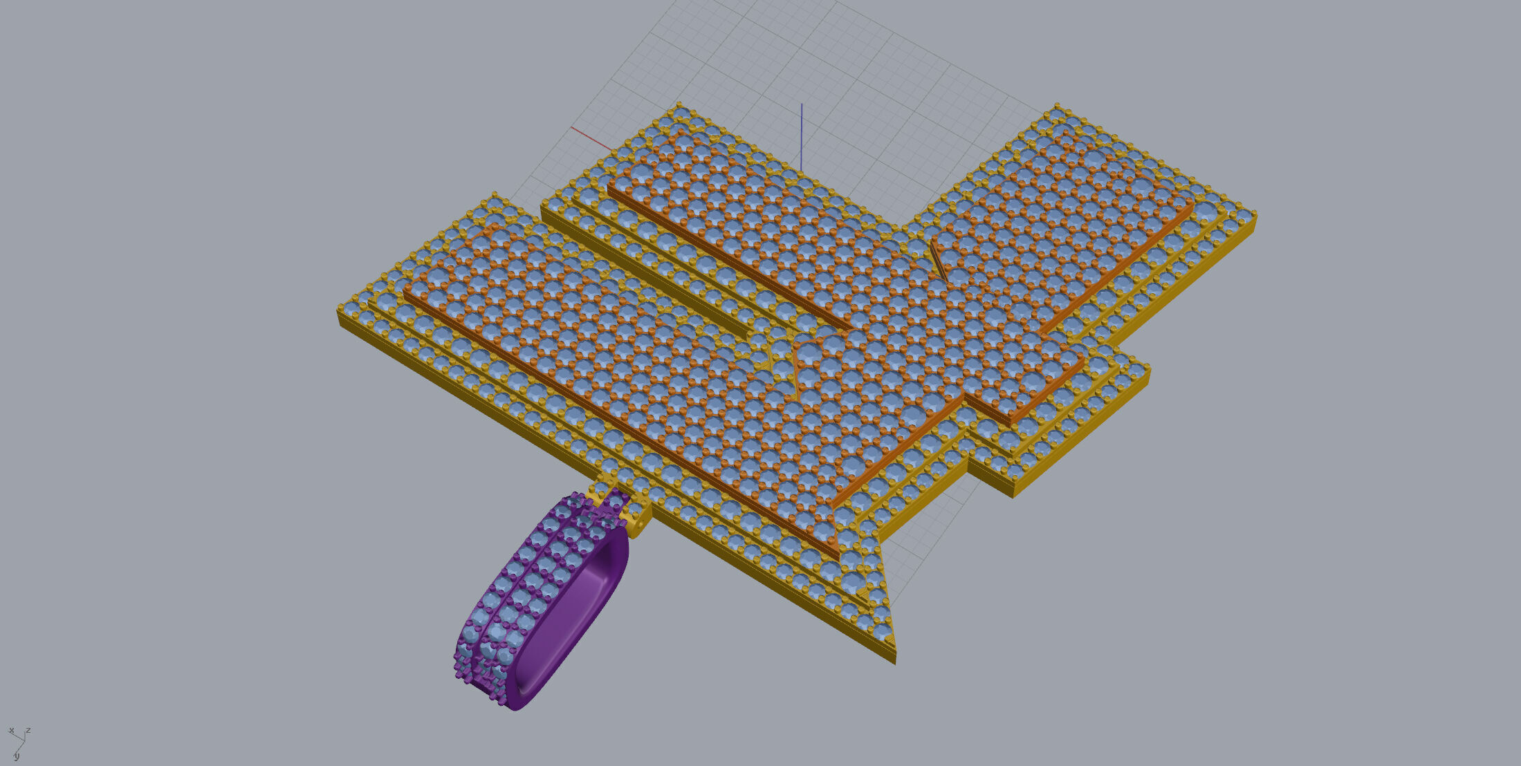 Basket Font F 3D print model_5