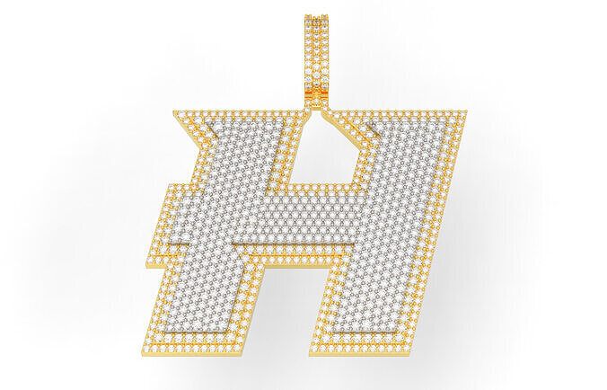 Basket Font H 3D print model