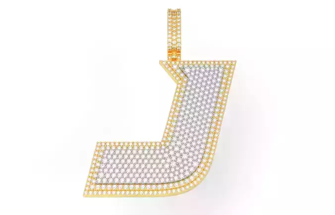 Basket Font J 3D print model