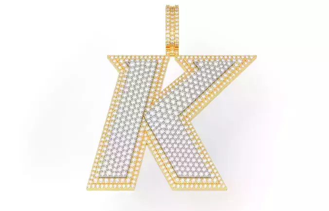 Basket Font K 3D print model