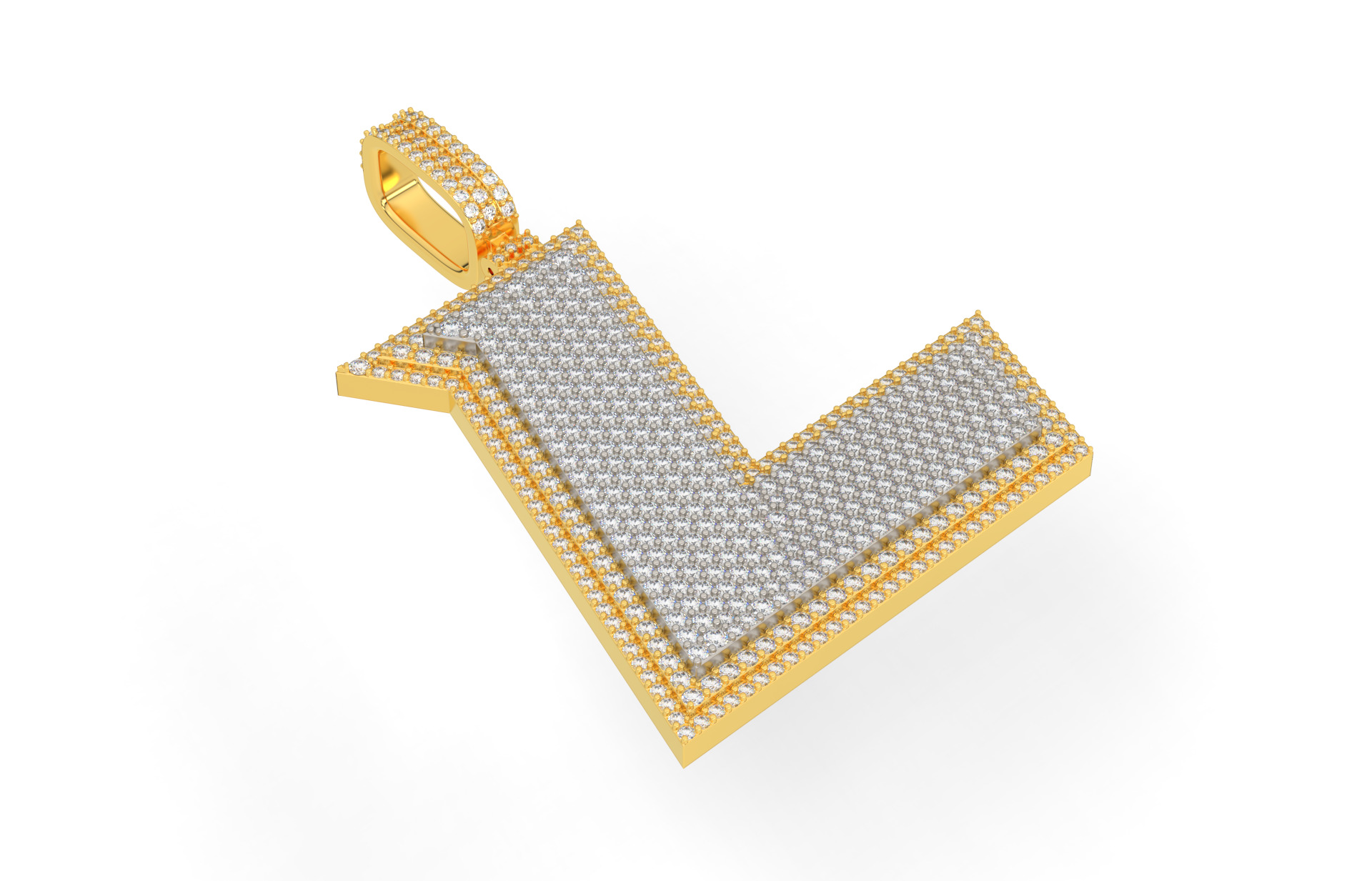 Basket Font L 3D print model_1