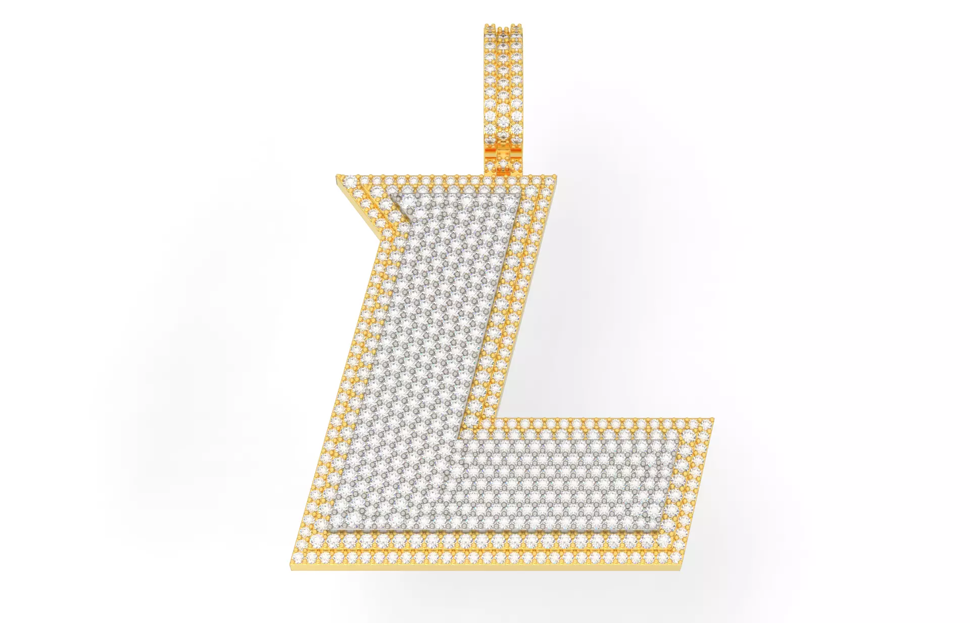 Basket Font L 3D print model_0