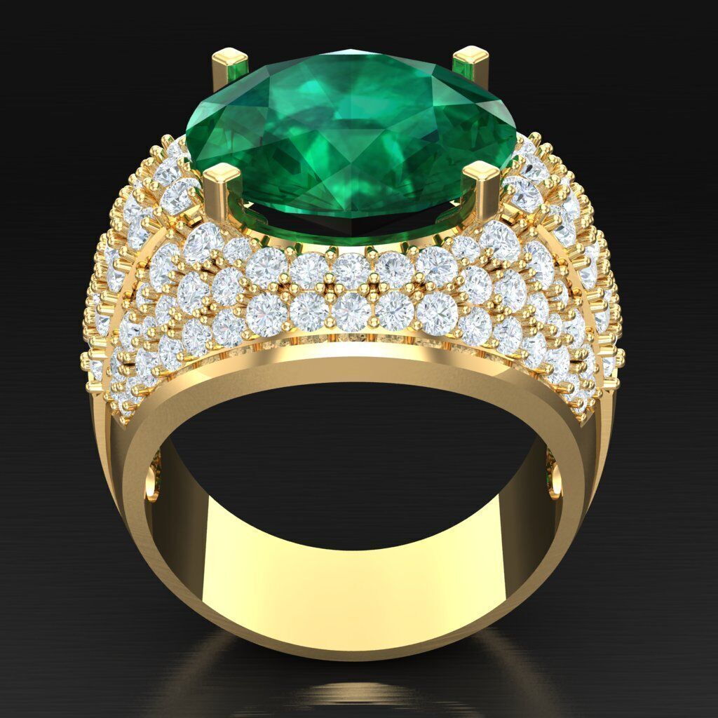 Top Trending Men Ring Designs 6MR055 3D print model_5