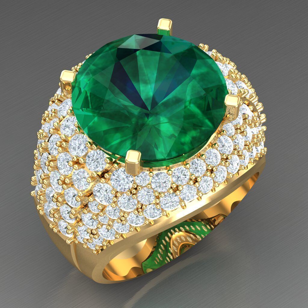 Top Trending Men Ring Designs 6MR055 3D print model_11