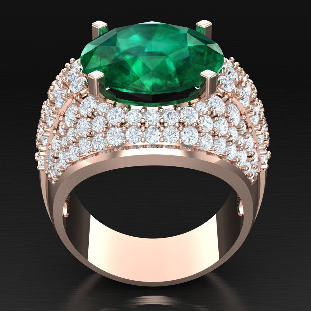 Top Trending Men Ring Designs 6MR055 3D print model_4