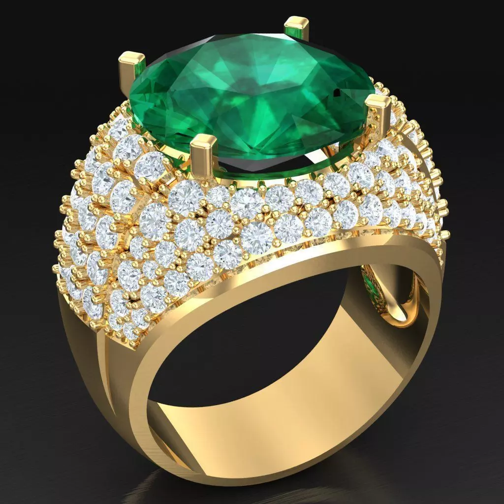 Top Trending Men Ring Designs 6MR055 3D print model_0