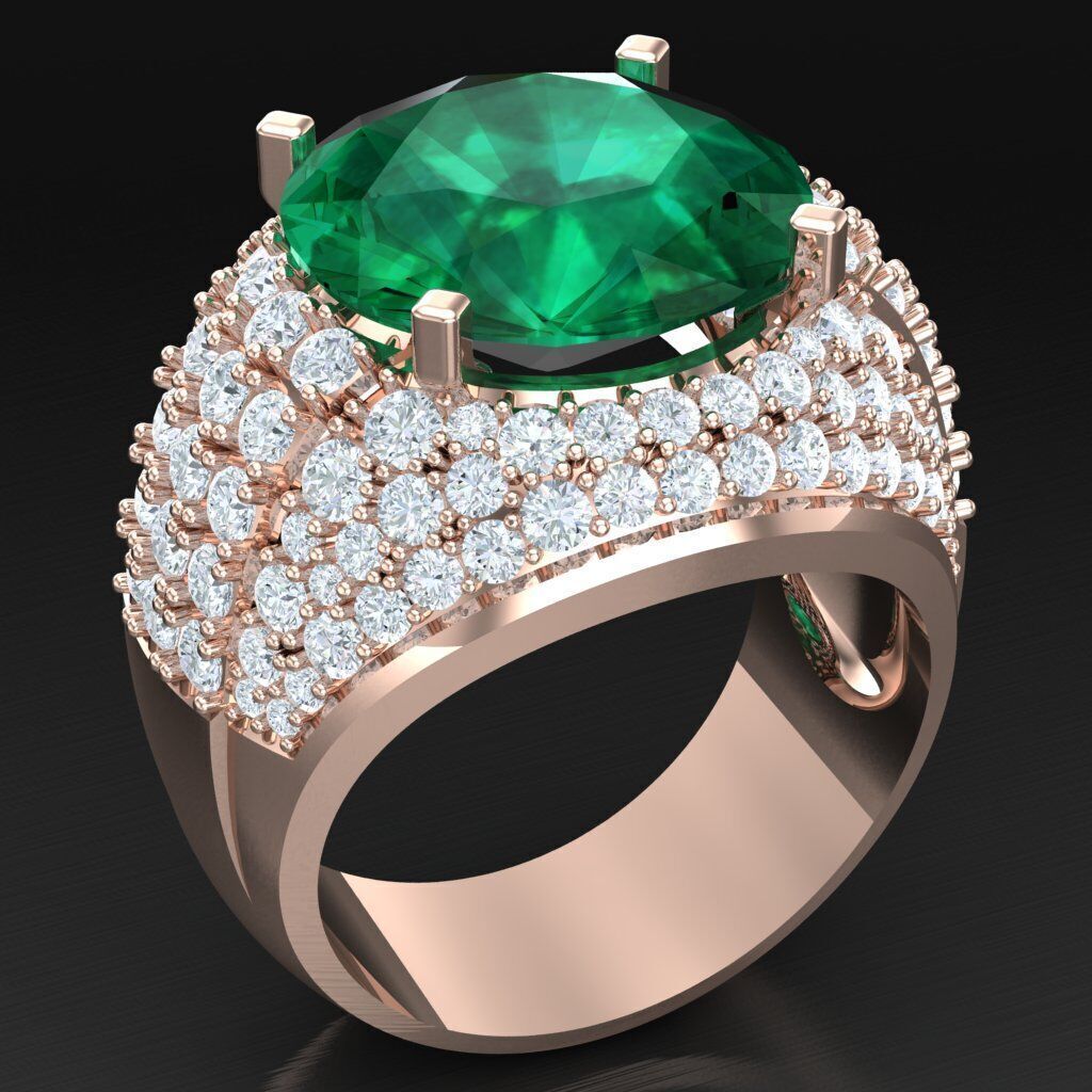 Top Trending Men Ring Designs 6MR055 3D print model_3