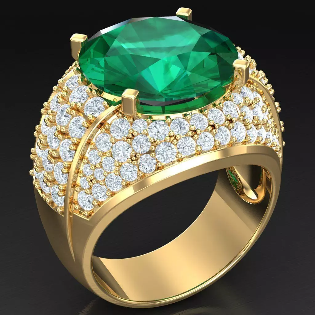 Top Trending Men Ring Designs 6MR054 3D print model