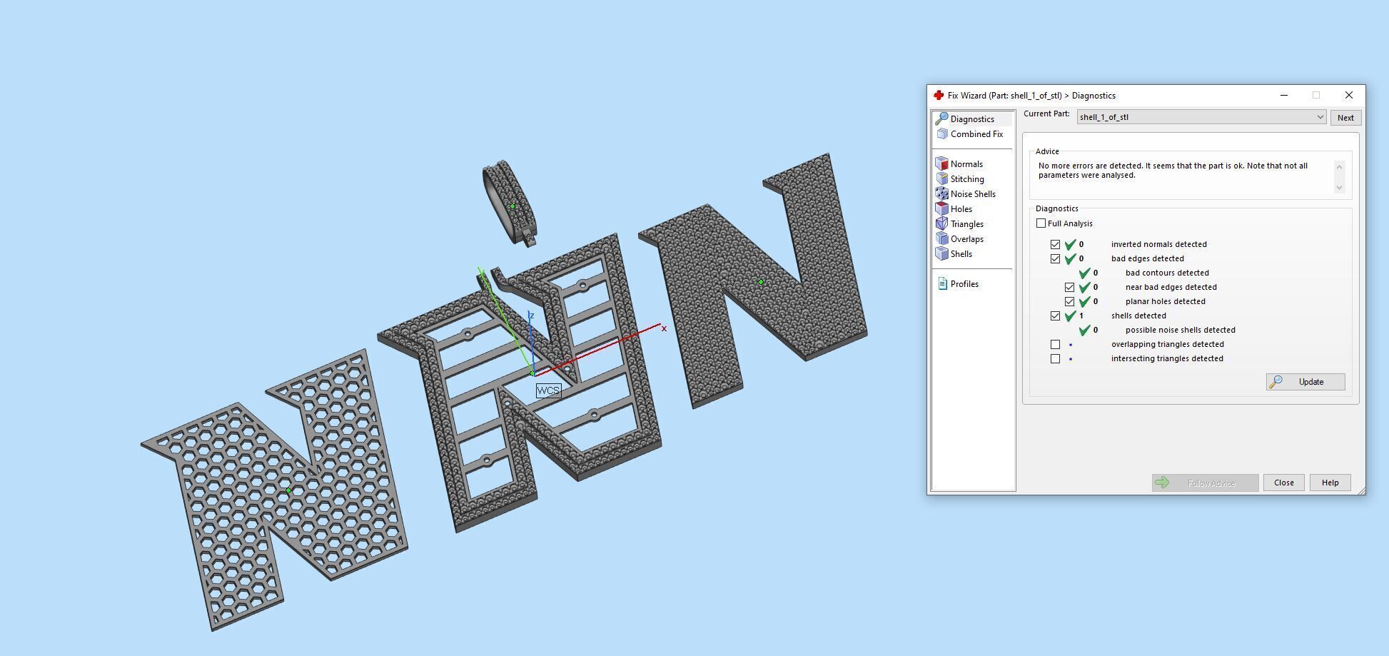 Basket Font N 3D print model_10