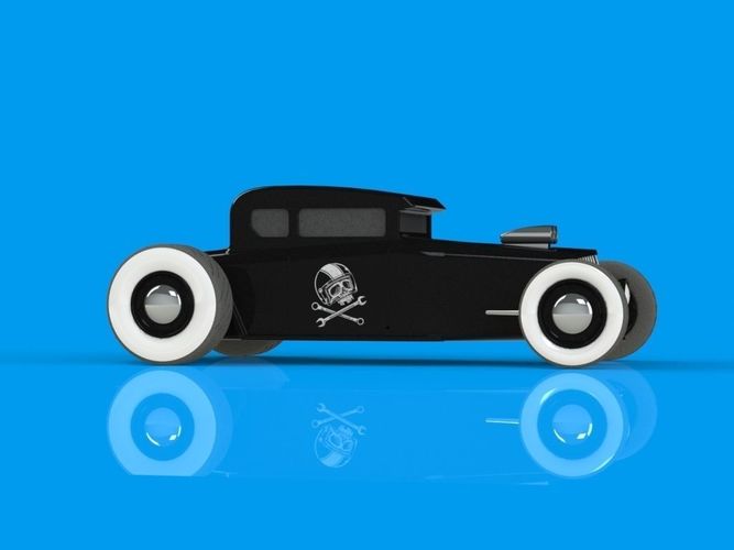 Hotrod Toy 3D Model 3D print model