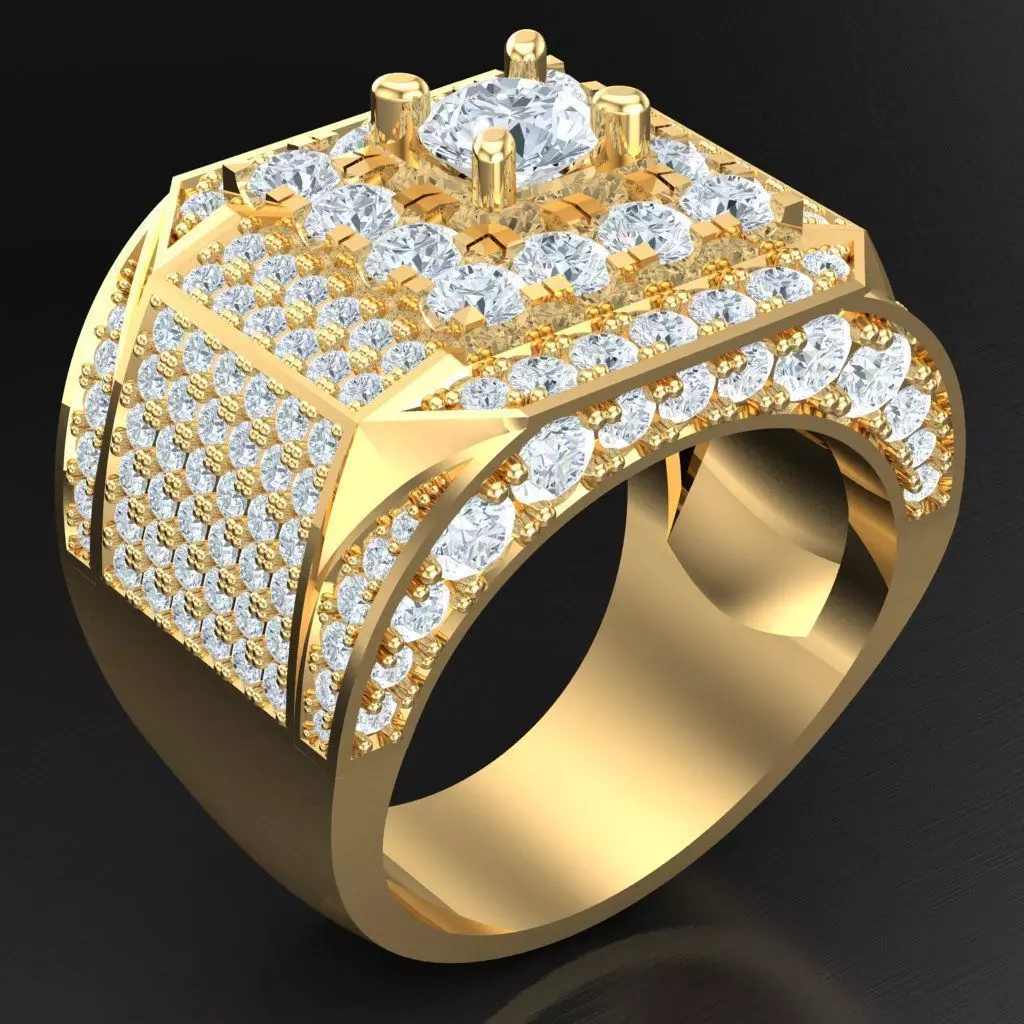 Top Trending Men Ring Designs 6MR053 3D print model