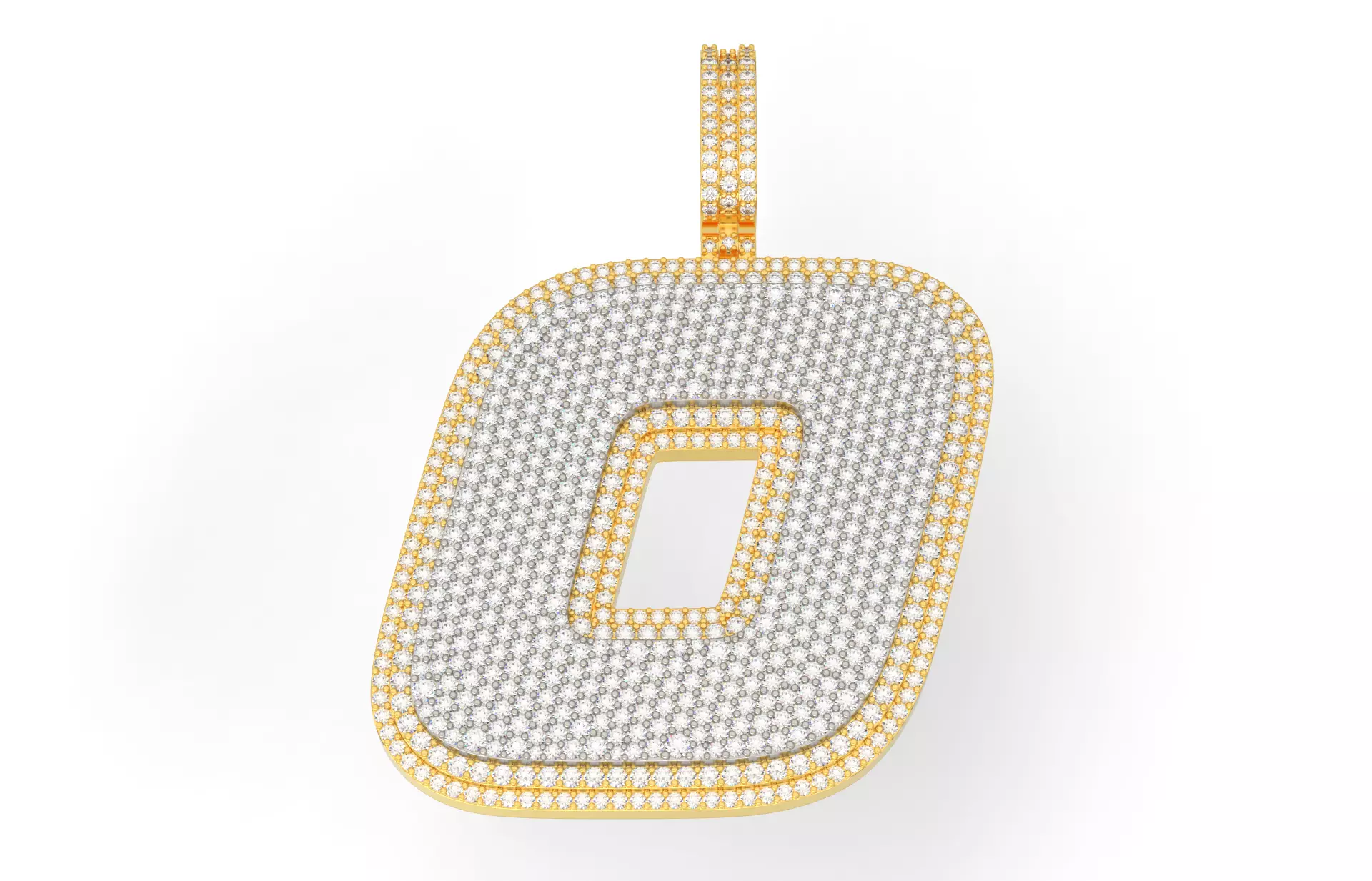 Basket Font O 3D print model_0