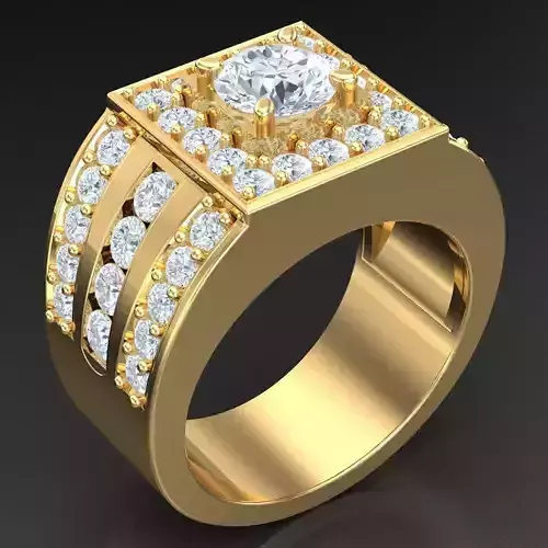 Top Trending Men Ring Designs 6MR052 3D print model