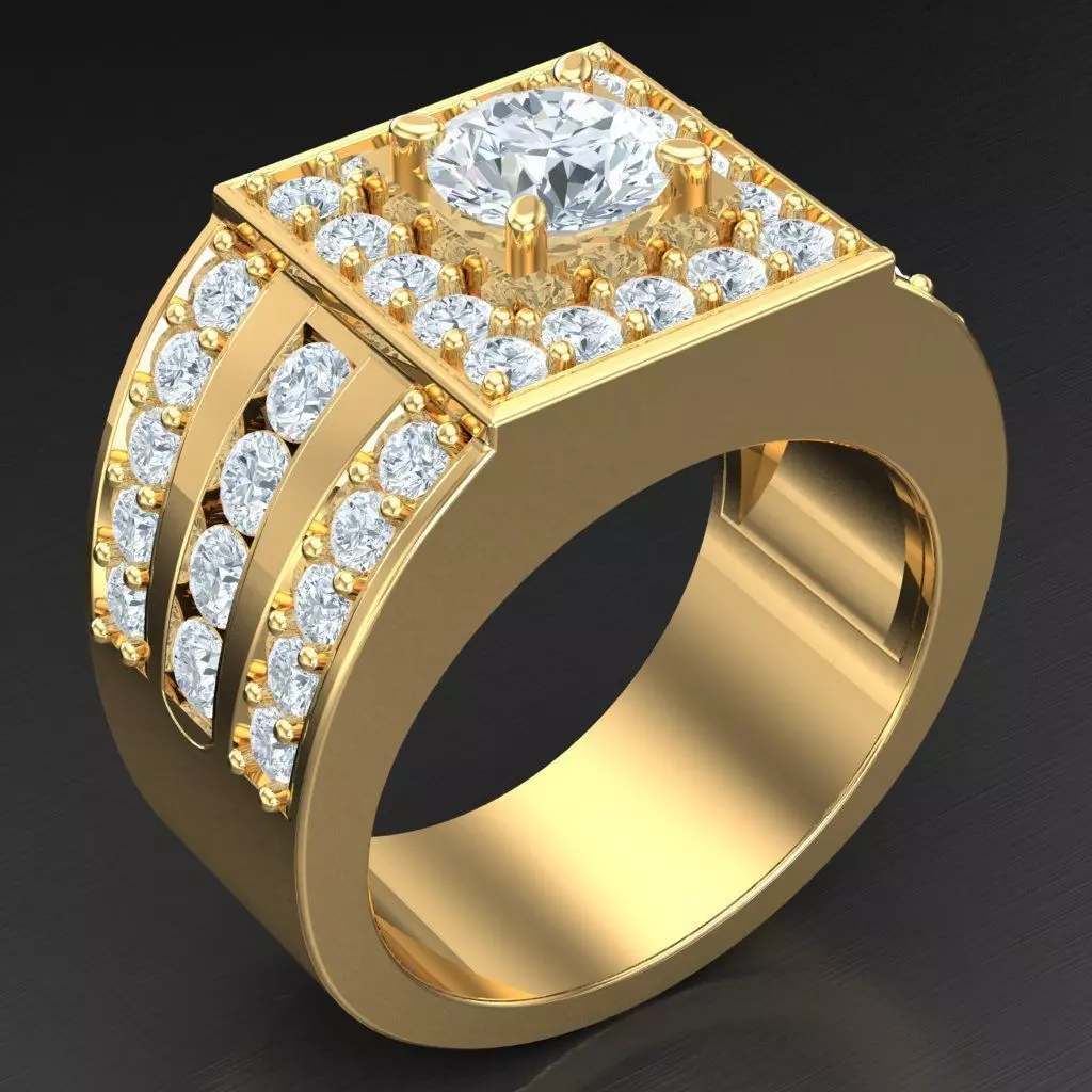 Top Trending Men Ring Designs 6MR052 3D print model