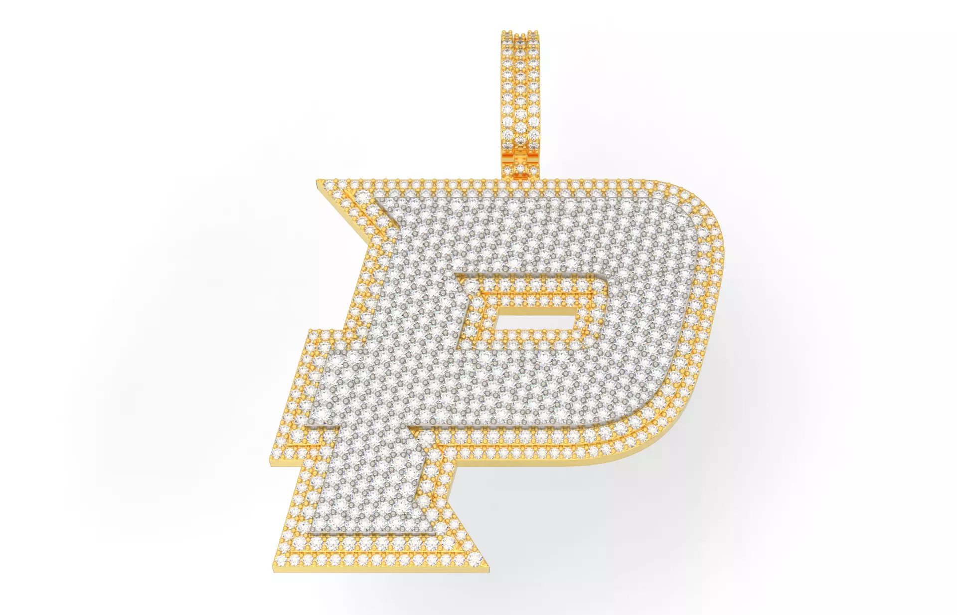 Basket Font P 3D print model_0