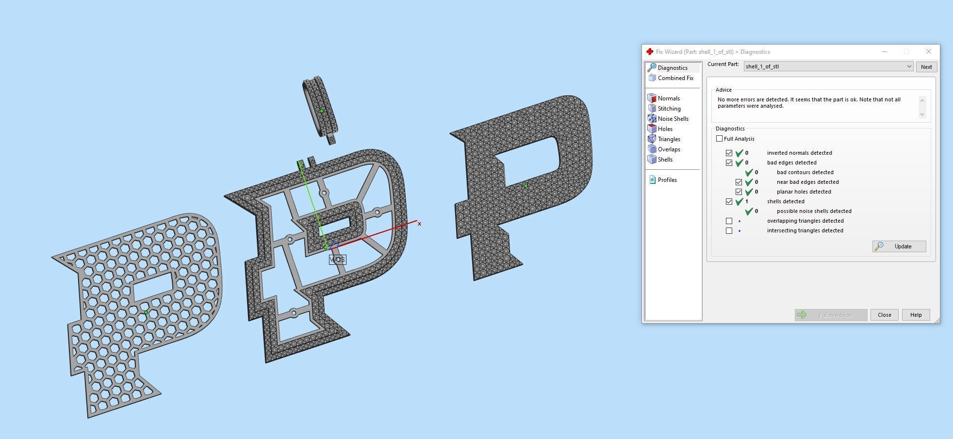 Basket Font P 3D print model_10