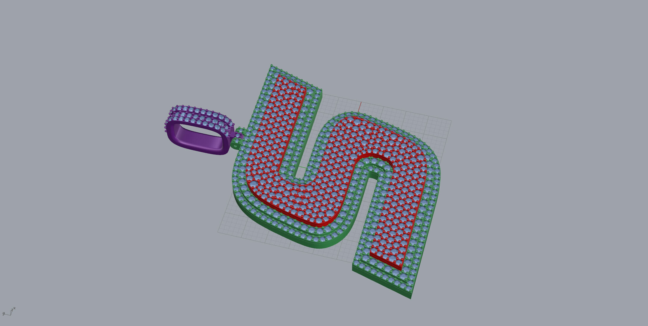 Basket Font S 3D print model_4