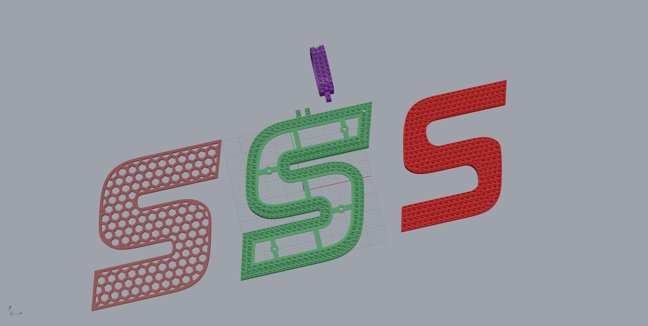 Basket Font S 3D print model_9