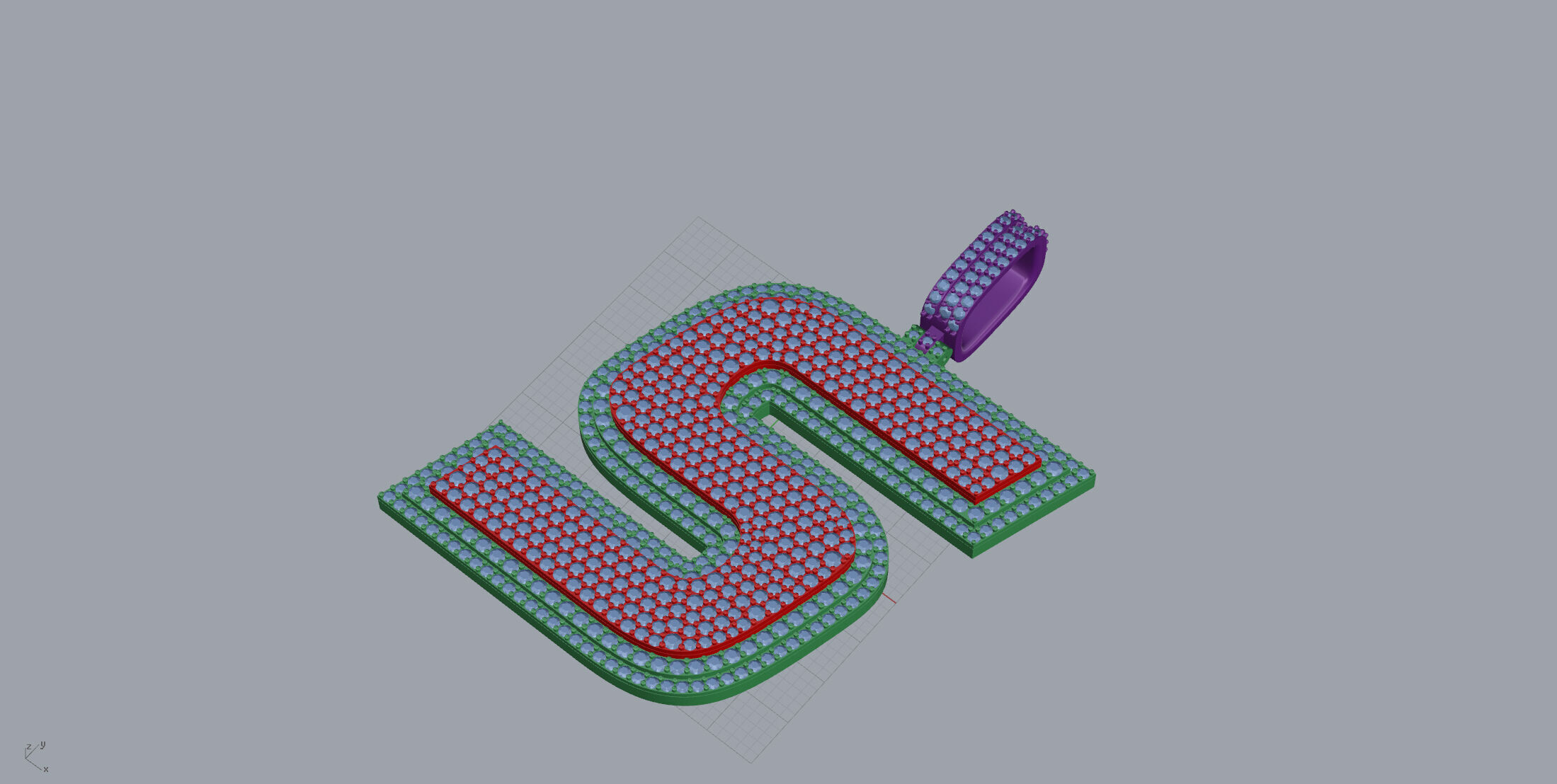 Basket Font S 3D print model_6