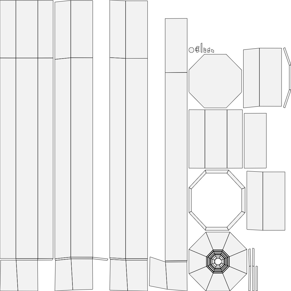 low-poly 12 gauge shotgun shells Low-poly 3D model_6