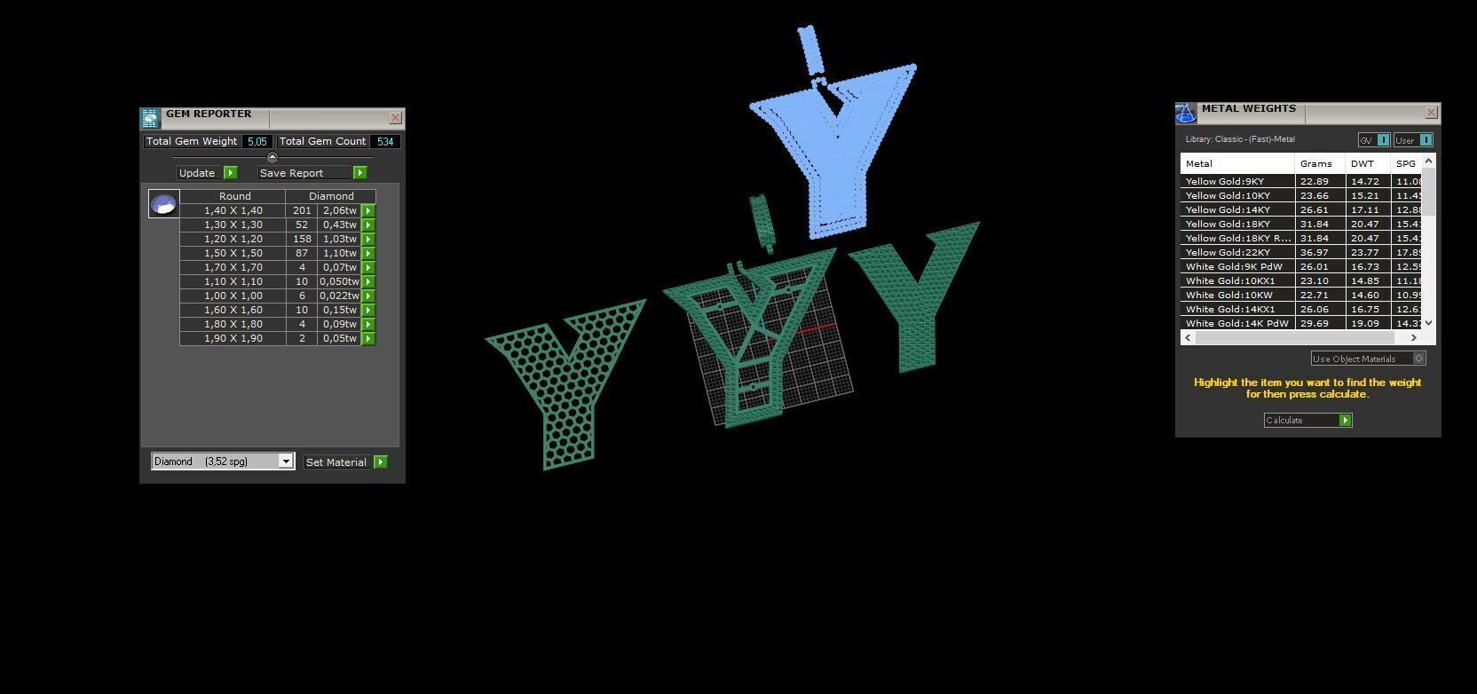 Basket Font Y 3D print model_11