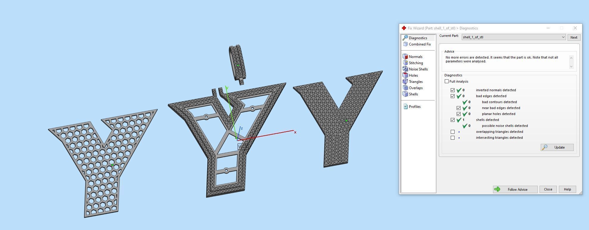Basket Font Y 3D print model_10
