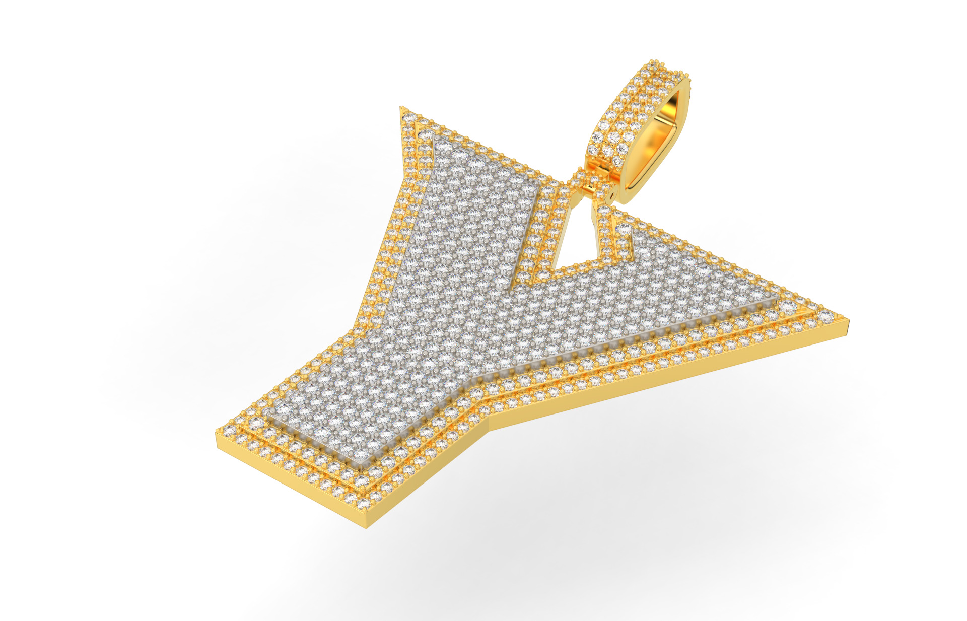 Basket Font Y 3D print model_3