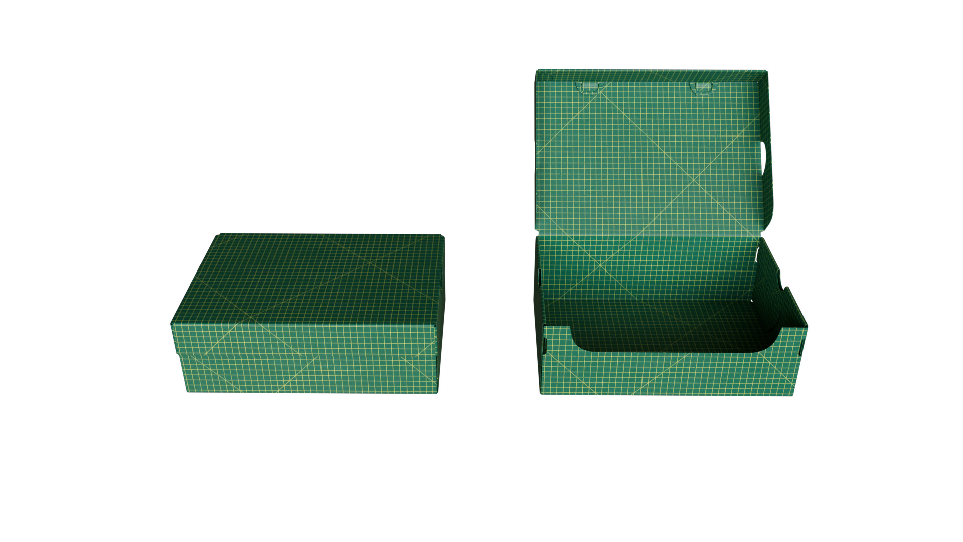Shoe  Sneaker Box  3D model_3