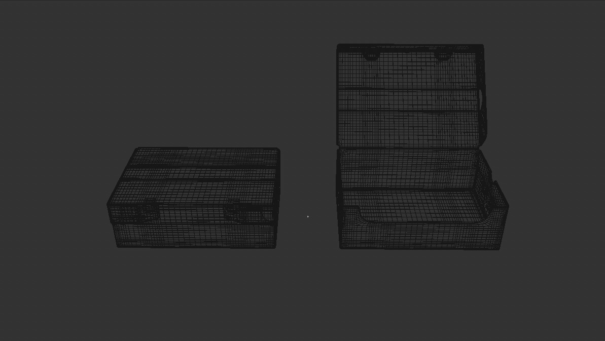 Shoe  Sneaker Box  3D model_2