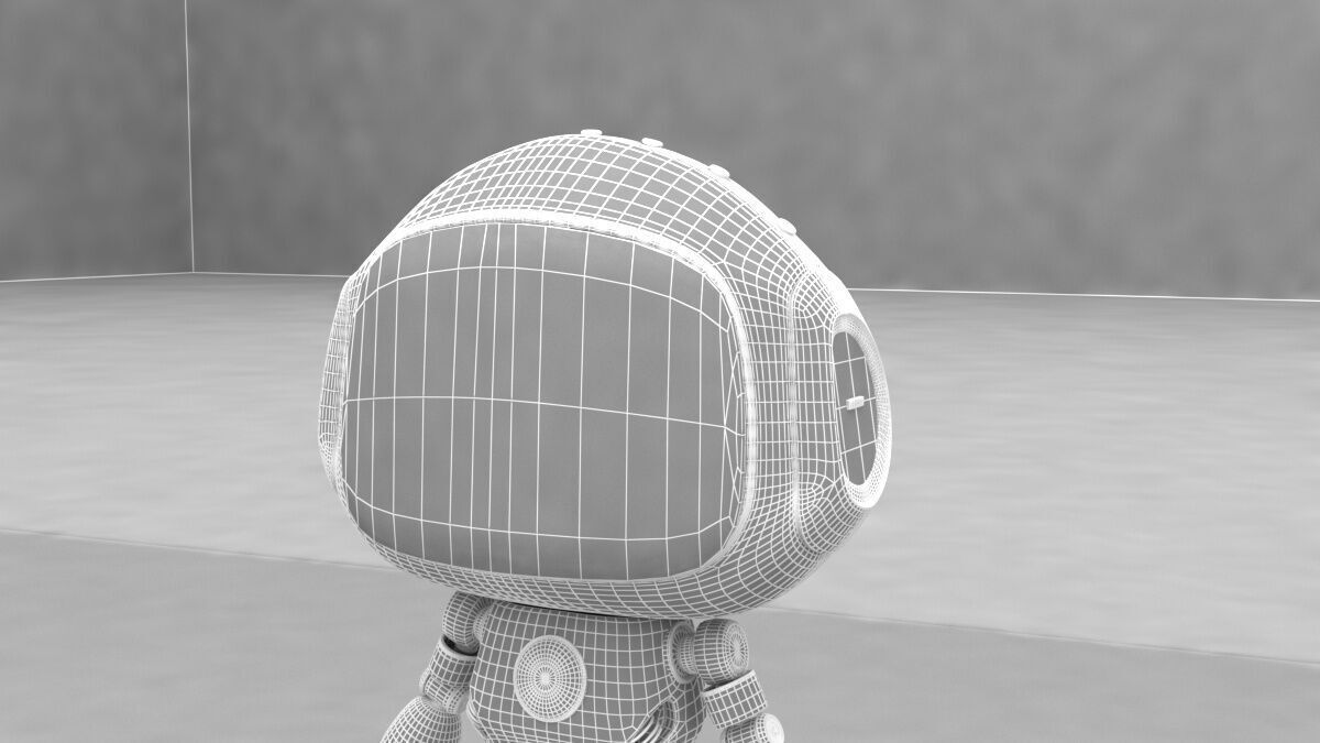 Cartoon Robot 3D model_15