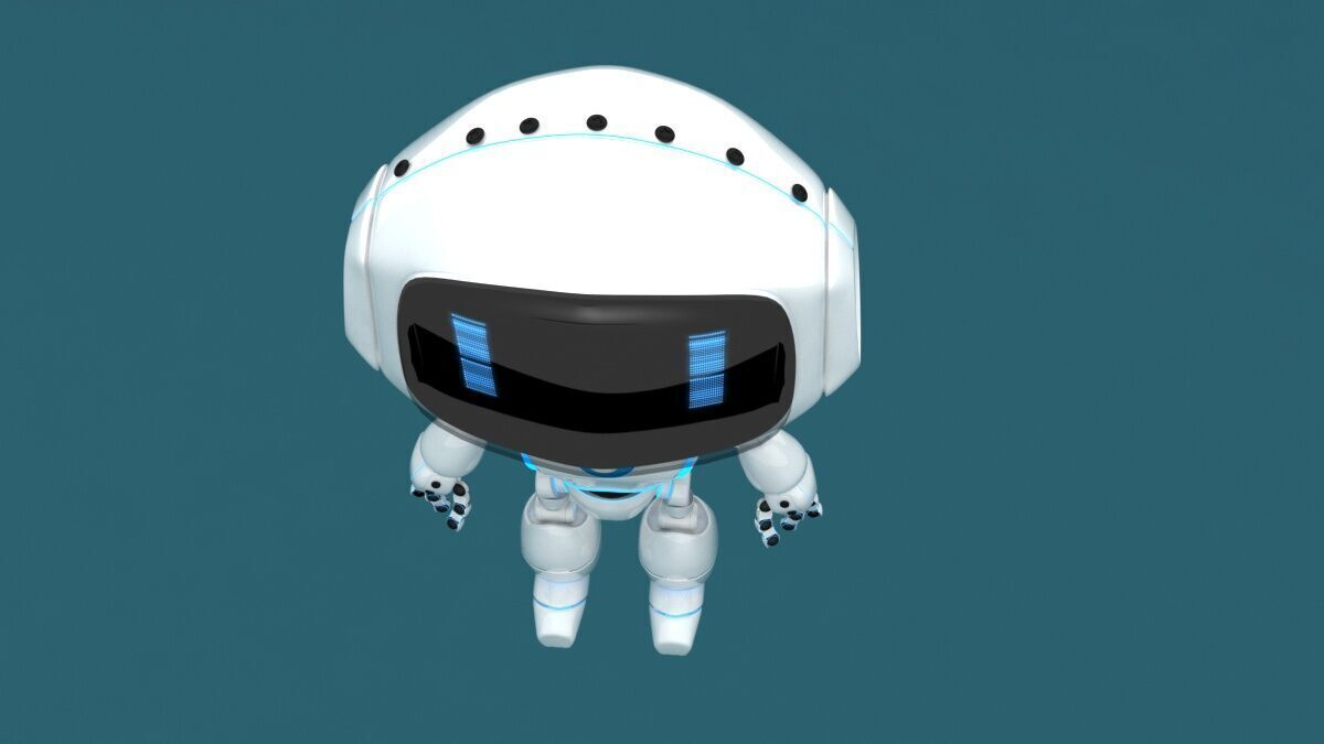Cartoon Robot 3D model_10