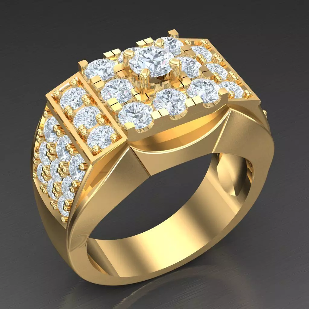 Top Trending Men Ring Designs 6MR040 3D print model