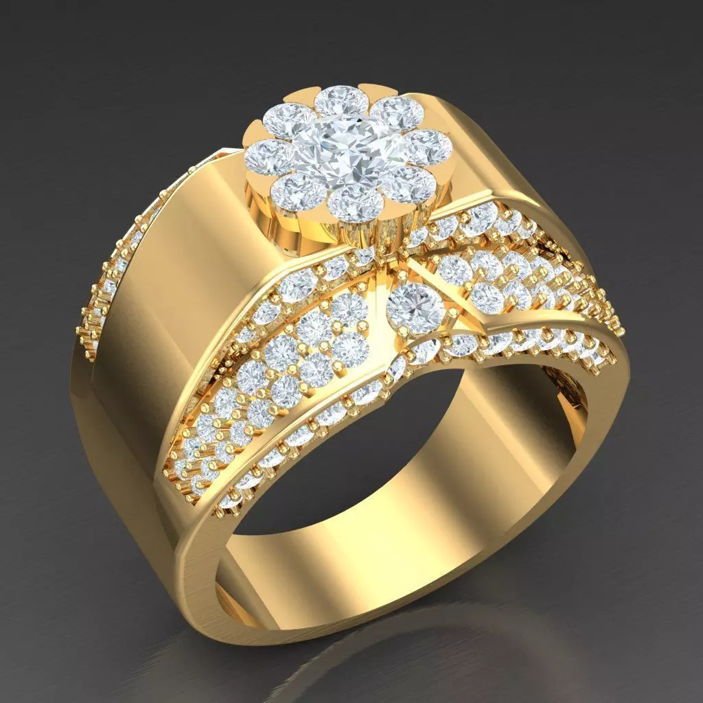 Top Trending Men Ring Designs 6MR036 3D print model