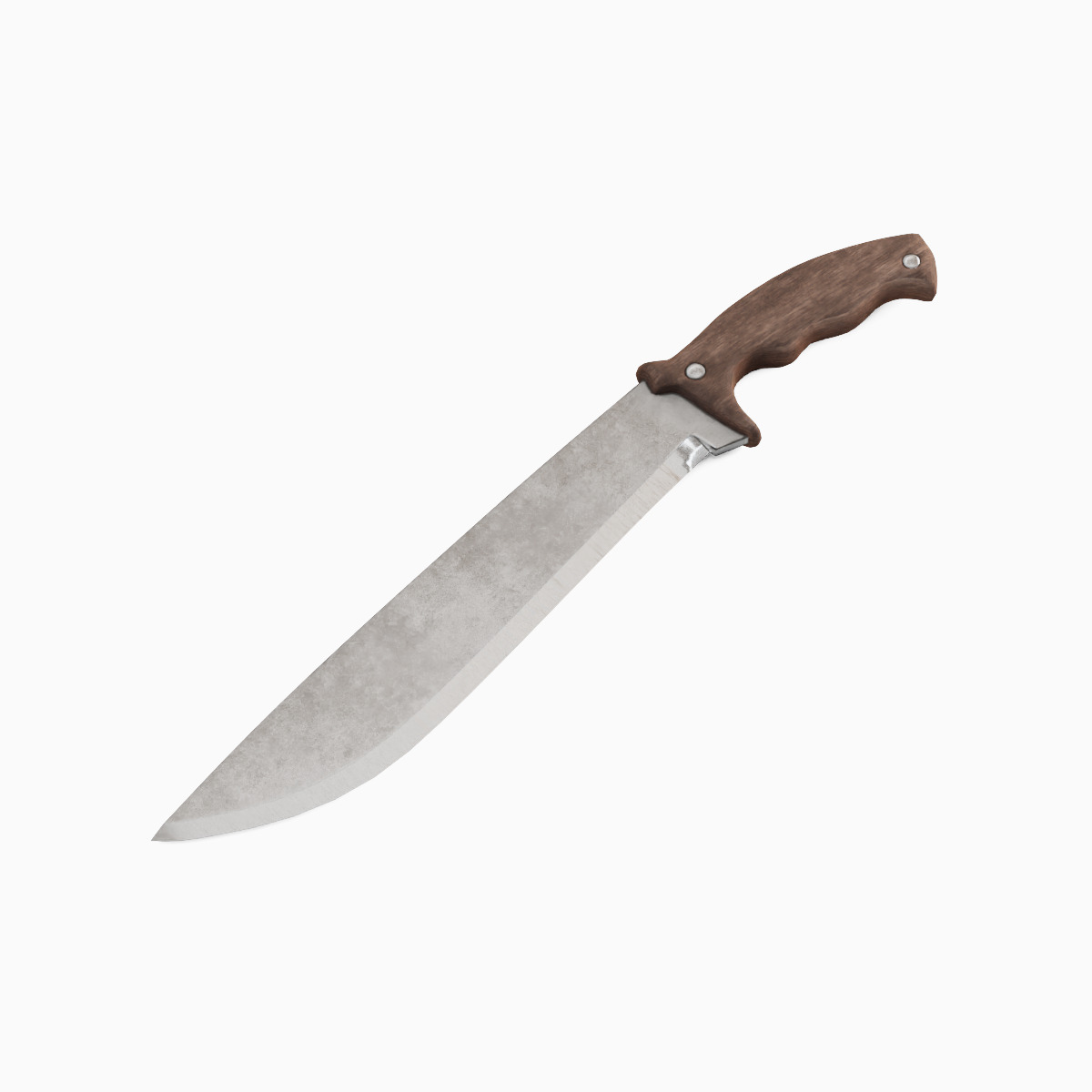 Machete Knife 05  Low-poly 3D model_5