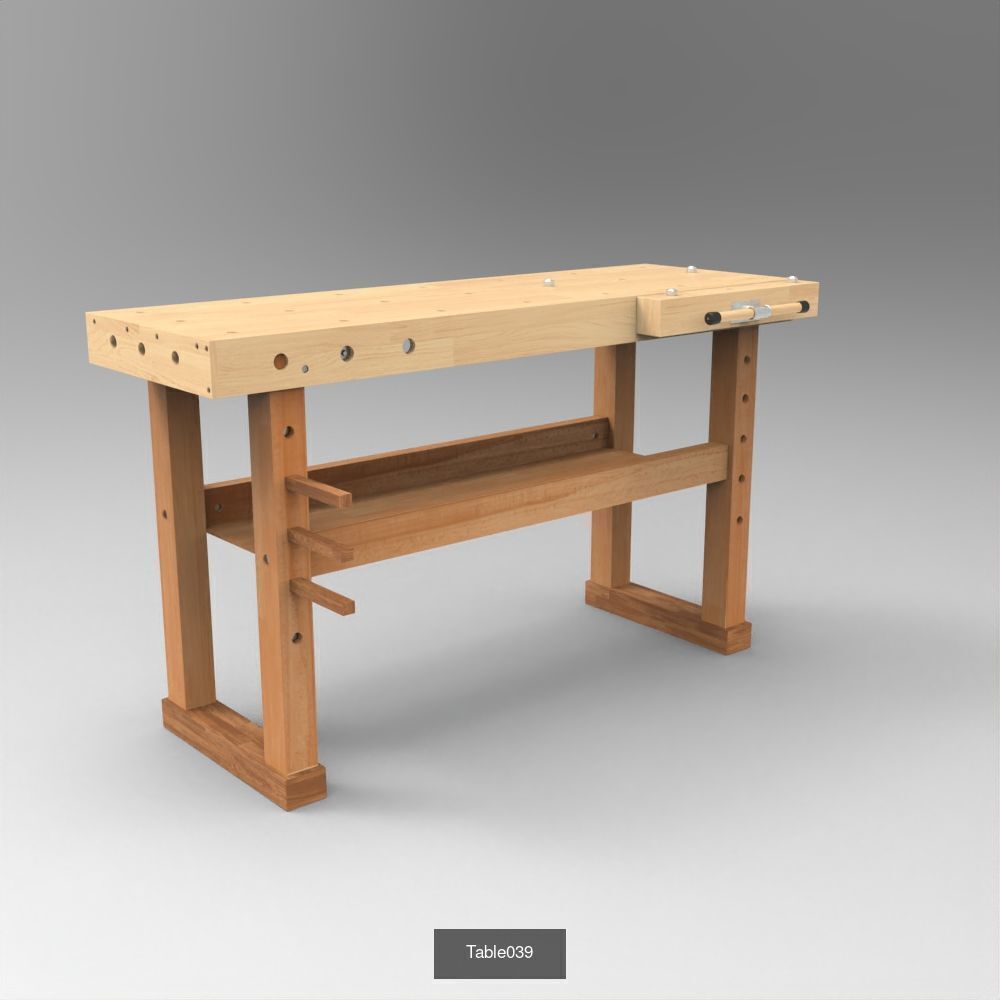 100X High Quality 3D Table Models for Architecture Interior 3D Model Collection_65