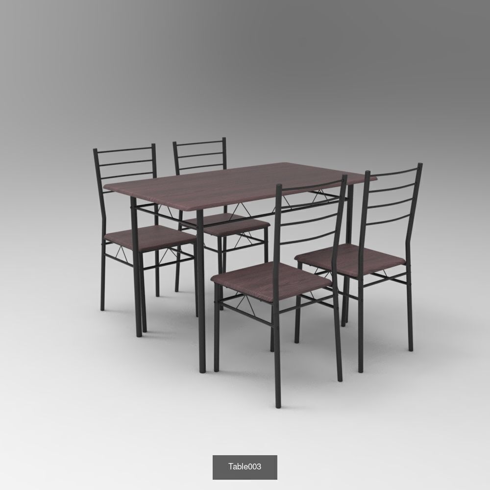 100X High Quality 3D Table Models for Architecture Interior 3D Model Collection_47