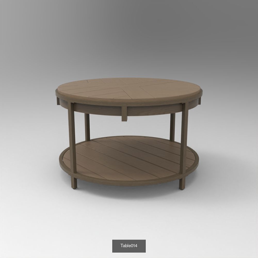 100X High Quality 3D Table Models for Architecture Interior 3D Model Collection_36
