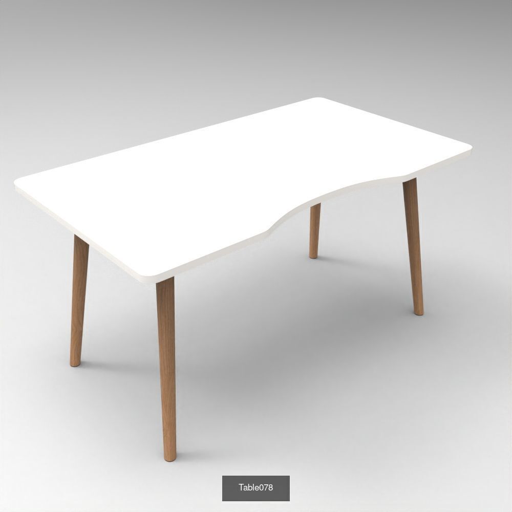 100X High Quality 3D Table Models for Architecture Interior 3D Model Collection_75