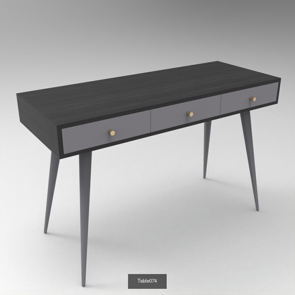 100X High Quality 3D Table Models for Architecture Interior 3D Model Collection_79