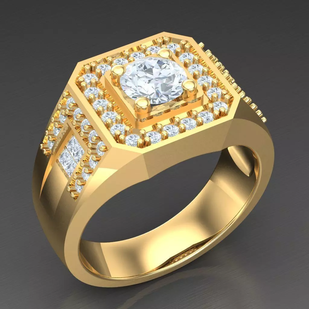 Top Trending Men Ring Designs 6MR030 3D print model