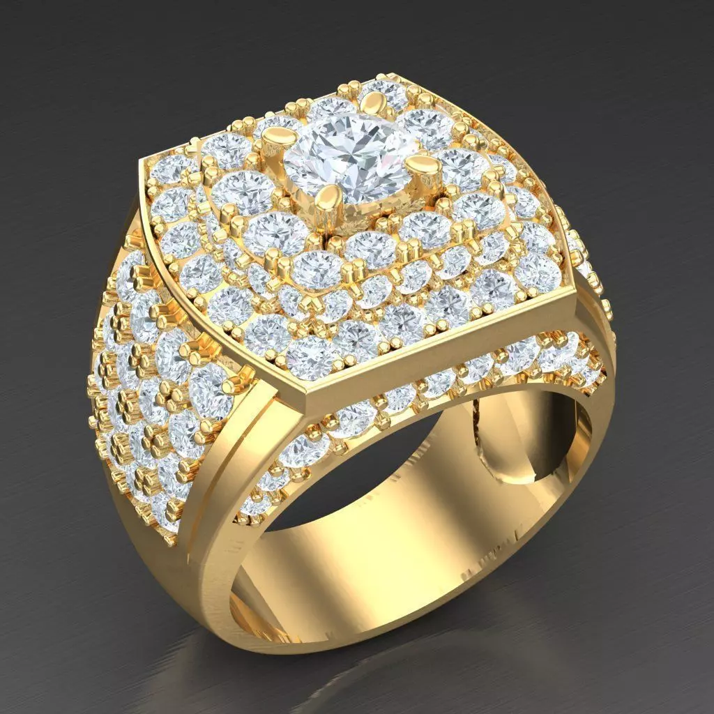 Top Trending Men Ring Designs 6MR028 3D print model