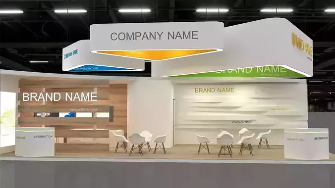 Exhibition 3D 3D model Exhibition 3D 3D model