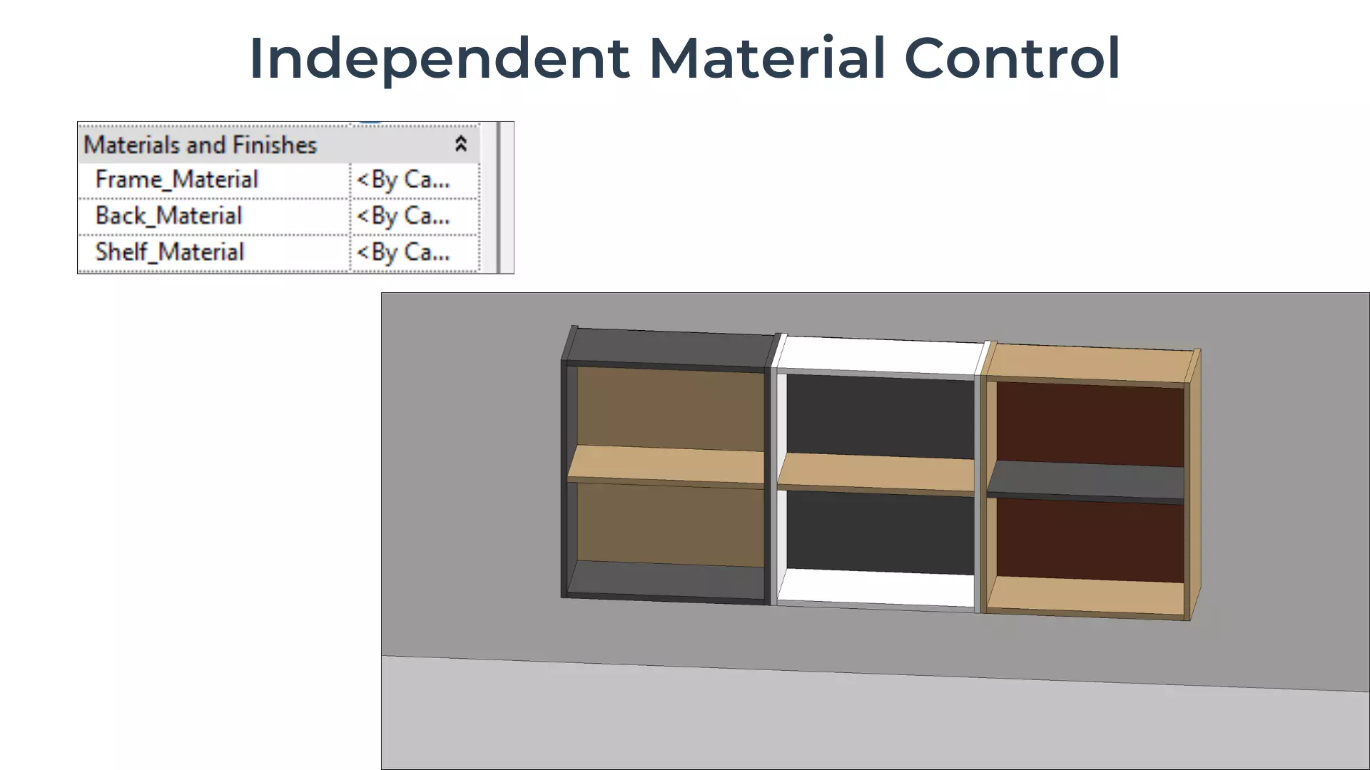 FREE FAMILY - SINGLE SHELF WALL Cabinet UK Parametric Sample Free 3D model_4