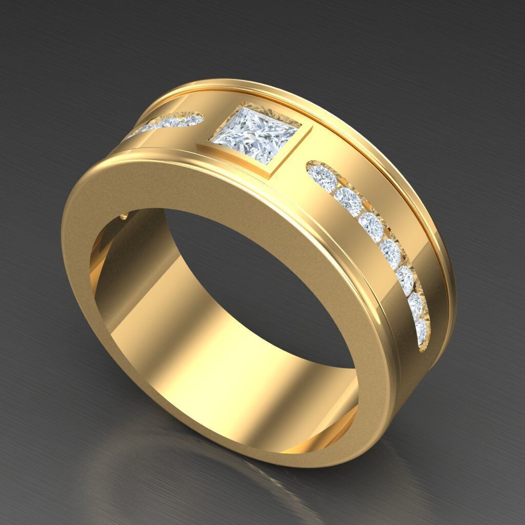 Top Trending Men Ring Designs 6MR019 3D print model_7