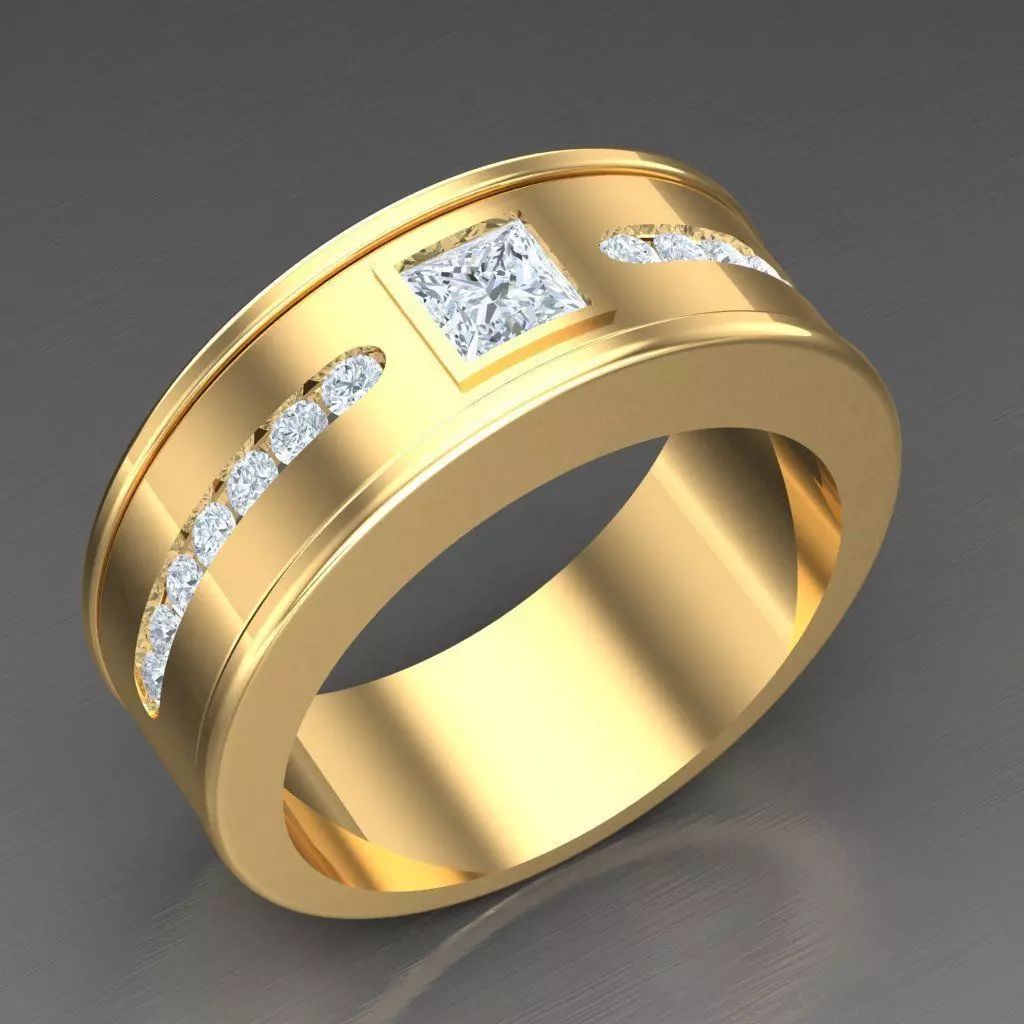 Top Trending Men Ring Designs 6MR019 3D print model_0