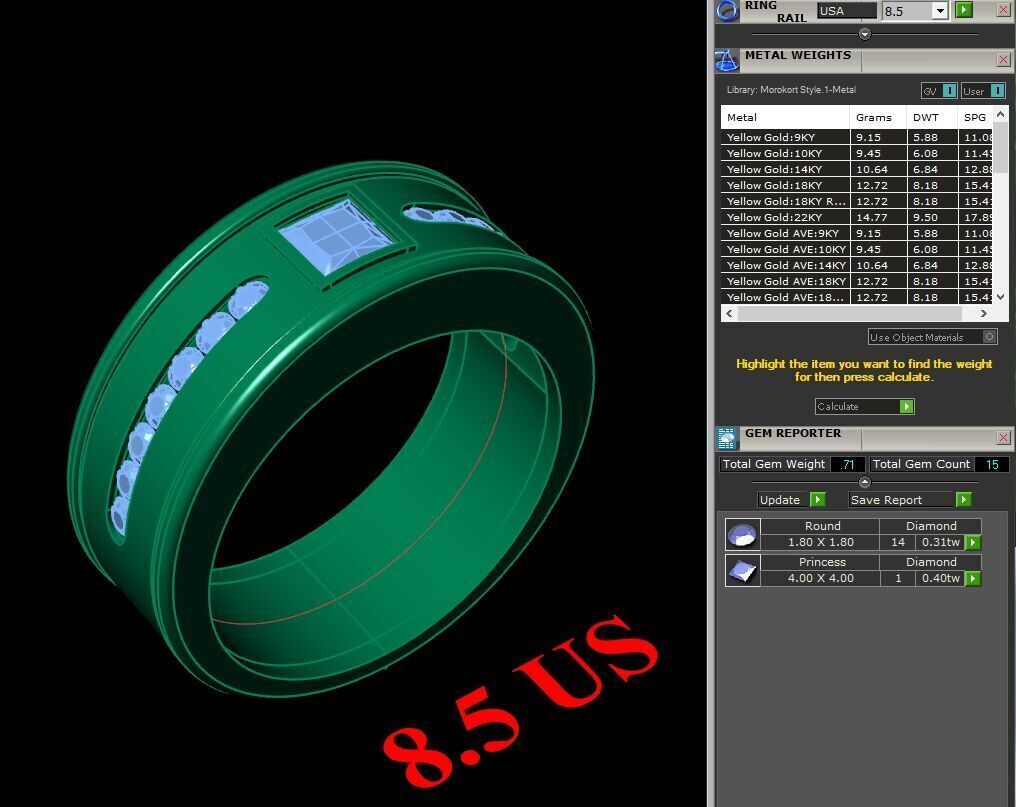 Top Trending Men Ring Designs 6MR019 3D print model_1