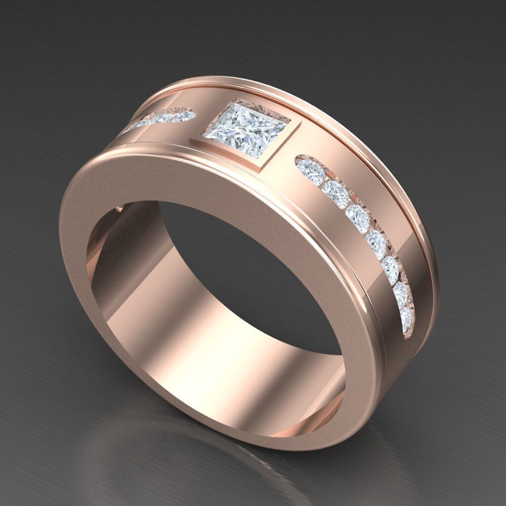 Top Trending Men Ring Designs 6MR019 3D print model_6