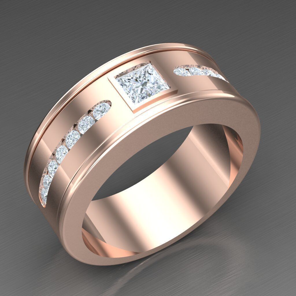 Top Trending Men Ring Designs 6MR019 3D print model_3